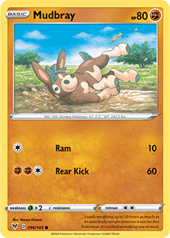 Mudbray 096/185 Pokémon card from Vivid Voltage for sale at best price