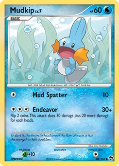 Mudkip 80/106 Pokémon card from Great Encounters for sale at best price