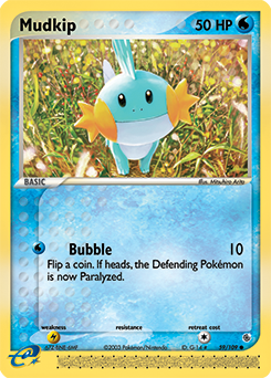 Mudkip 59/109 Pokémon card from Ex Ruby & Sapphire for sale at best price