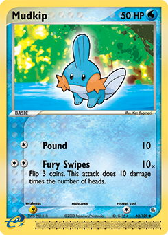 Mudkip 60/109 Pokémon card from Ex Ruby & Sapphire for sale at best price