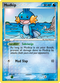 Mudkip 57/100 Pokémon card from Ex Crystal Guardians for sale at best price