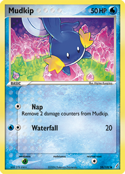 Carte Pokémon Gobou 58/100 de la série Ex Gardiens de Cristal en vente au meilleur prix