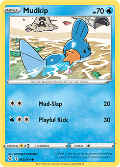 Mudkip 62/264 Pokémon card from Fusion Strike for sale at best price