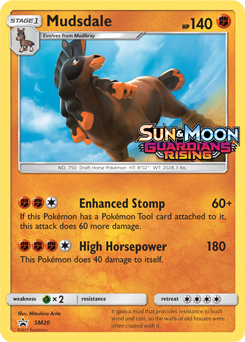 Mudsdale SM20 Pokémon card from Sun and Moon Promos for sale at best price