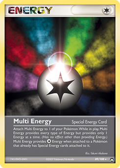Carte Pokémon Énergies multiples 89/108 de la série Ex Gardiens du Pouvoir en vente au meilleur prix
