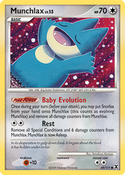 Munchlax 69/111 Pokémon card from Rising Rivals for sale at best price