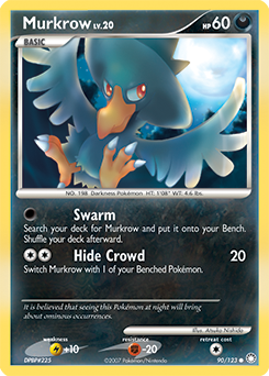 Murkrow 90/123 Pokémon card from Mysterious Treasures for sale at best price
