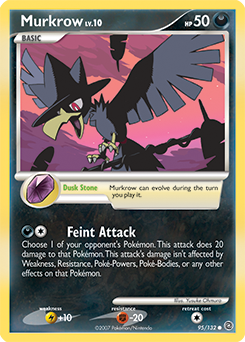 Murkrow 95/132 Pokémon card from Secret Wonders for sale at best price