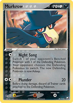 Murkrow 30/115 Pokémon card from Ex Unseen Forces for sale at best price