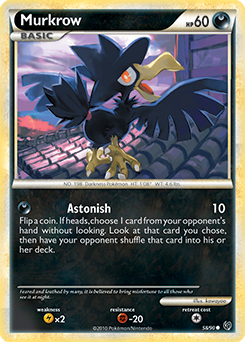 Murkrow 58/90 Pokémon card from Undaunted for sale at best price
