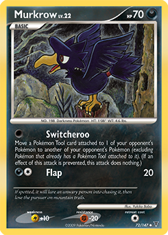 Murkrow 72/147 Pokémon card from Supreme Victors for sale at best price