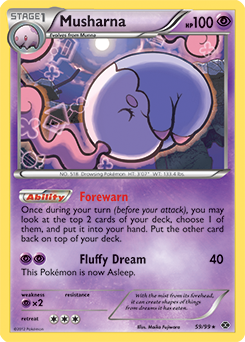 Musharna 59/99 Pokémon card from Next Destinies for sale at best price
