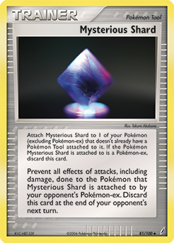 Mysterious Shard 81/100 Pokémon card from Ex Crystal Guardians for sale at best price