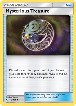 Uncommon Pokémon card Mysterious Treasure 113/131 from Forbidden Light expansion