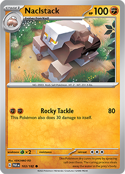 Naclstack 103/182 Pokémon card from Paradox Rift for sale at best price