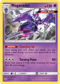 Naganadel 108/214 Pokémon card from Lost Thunder for sale at best price