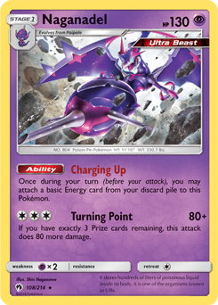 Naganadel GX (Full Art) (121/131) [Sun & Moon: Forbidden Light