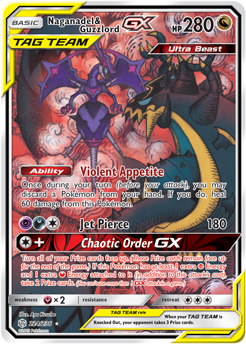 Naganadel Guzzlord GX 224/236 Pokémon card from Cosmic Eclipse for sale at best price