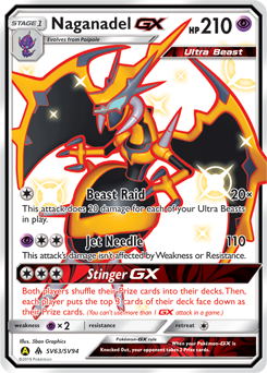 Naganadel GX SV63/SV94 Pokémon card from Hidden Fates for sale at best price