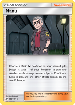 Nanu 150/181 Pokémon card from Team Up for sale at best price