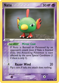Carte Pokémon Natu 66/107 de la série Ex Deoxys en vente au meilleur prix