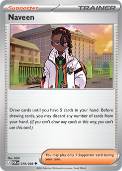 Uncommon Pokémon card Naveen 79/88 from Perfect Order expansion