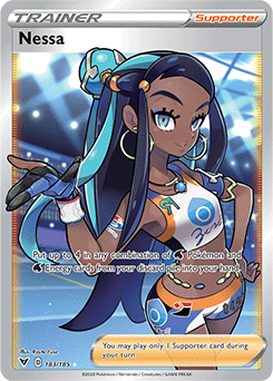 Nessa 183/185 Pokémon card from Vivid Voltage for sale at best price