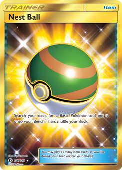 Nest Ball 158/149 Pokémon card from Sun & Moon for sale at best price