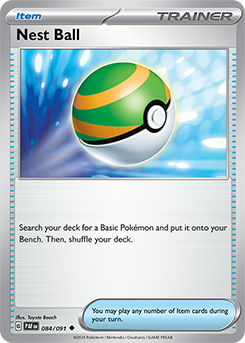 Nest Ball 84/91 Pokémon card from Paldean fates for sale at best price