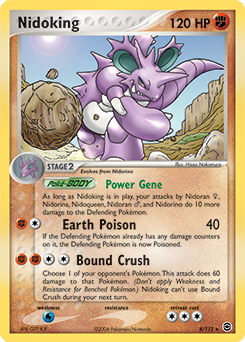 Carte Pokémon Nidoking 8/112 de la série Ex Rouge Feu Vert Feuille en vente au meilleur prix