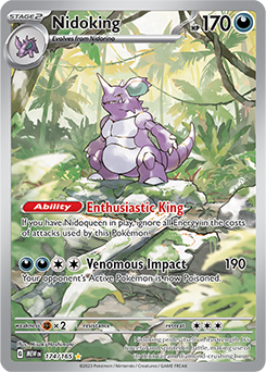 Nidoking 174/165 Pokémon card from 151 for sale at best price