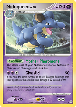 Nidoqueen 31/123 Pokémon card from Mysterious Treasures for sale at best price