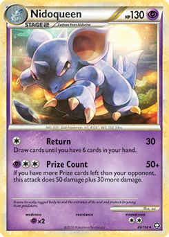 Nidoqueen 28/102 Pokémon card from Triumphant for sale at best price