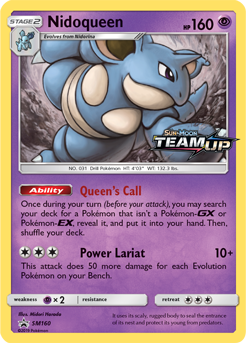 Nidoqueen SM160 Pokémon card from Sun and Moon Promos for sale at best price