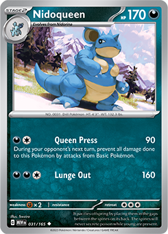 Nidoqueen 31/165 Pokémon card from 151 for sale at best price