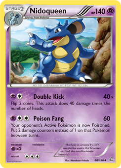 Nidoqueen 68/160 Pokémon card from Primal Clash for sale at best price
