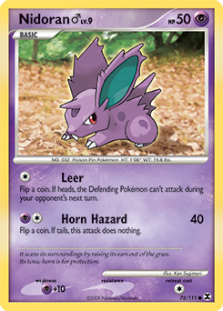 Nidoran 72/111 Pokémon card from Rising Rivals for sale at best price