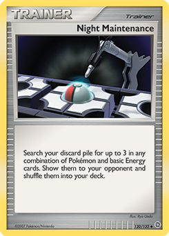 Night Maintenance 120/132 Pokémon card from Secret Wonders for sale at best price