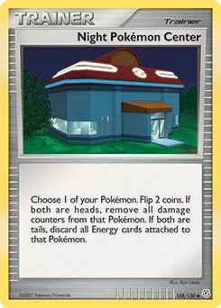 Night Pokémon Center 108/130 Pokémon card from Diamond & Pearl for sale at best price