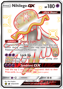 Nihilego GX SV62/SV94 Pokémon card from Hidden Fates for sale at best price
