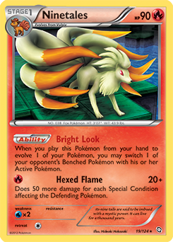 Ninetales 19/124 Pokémon card from Dragons Exalted for sale at best price