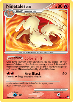 Ninetales 32/123 Pokémon card from Mysterious Treasures for sale at best price
