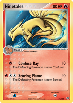 Carte Pokémon Feunard 38/106 de la série Ex Emeraude en vente au meilleur prix