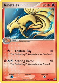 Ninetales 38/106 Pokémon card from Ex Emerald for sale at best price