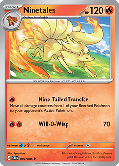 Ninetales 9/86 Pokémon card from Chaos Rising for sale at best price
