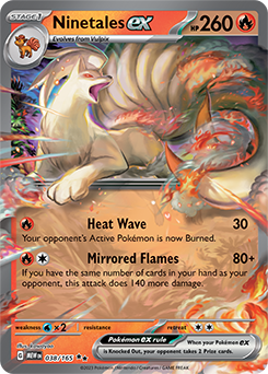 Ninetales ex 38/165 Pokémon card from 151 for sale at best price