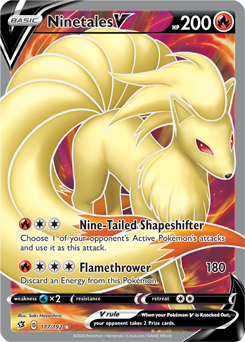 Ninetales V 177/192 Pokémon card from Rebel Clash for sale at best price