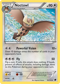 Noctowl 92/116 Pokémon card from Plasma Freeze for sale at best price