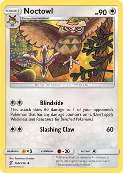 Noctowl 166/236 Pokémon card from Unified Minds for sale at best price