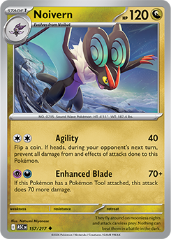 Noivern 157/217 Pokémon card from Ascended Heroes for sale at best price